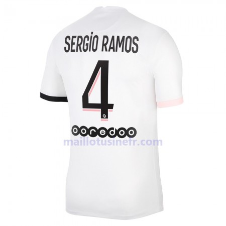 Maillot de Foot Paris Saint-Germain Sergio Ramos 4 Extérieur 2021-22 Maillot de Foot Paris Saint-Germain Sergio Ramos 4 Extérieur 2021-22